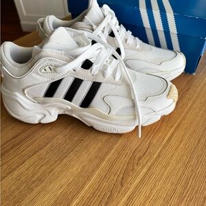 Adidas White and Black Athletic Shoes